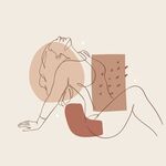 女性线条艺术插画