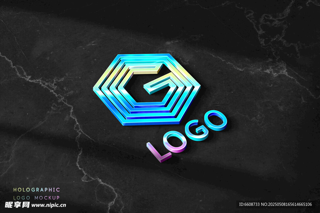 炫彩六边形LOGO设计