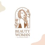 优雅美丽女性标志设计