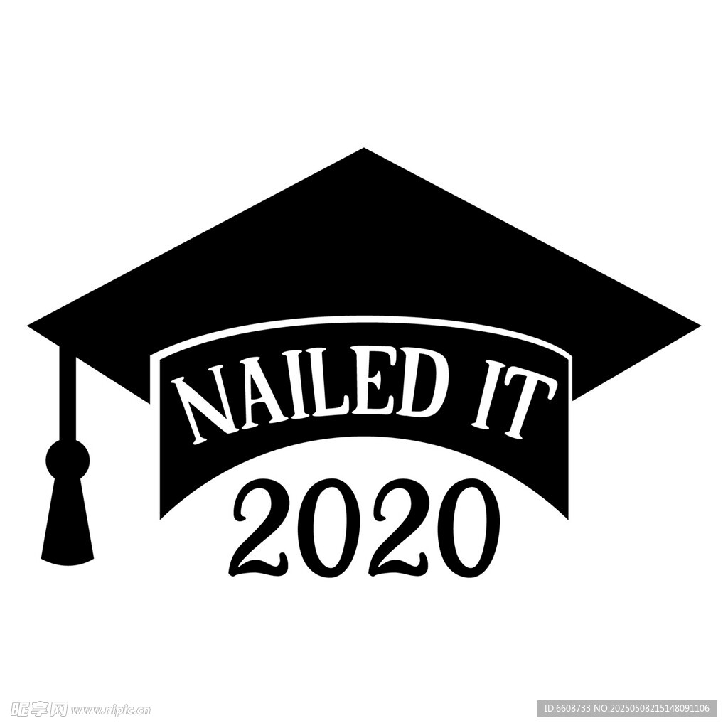 2020毕业帽图案设计