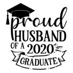 2020毕业生的骄傲丈夫