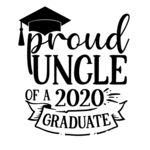 自豪的2020毕业生叔叔