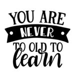 活到老学到老励志文字图案