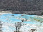 黄龙风景 钙化池