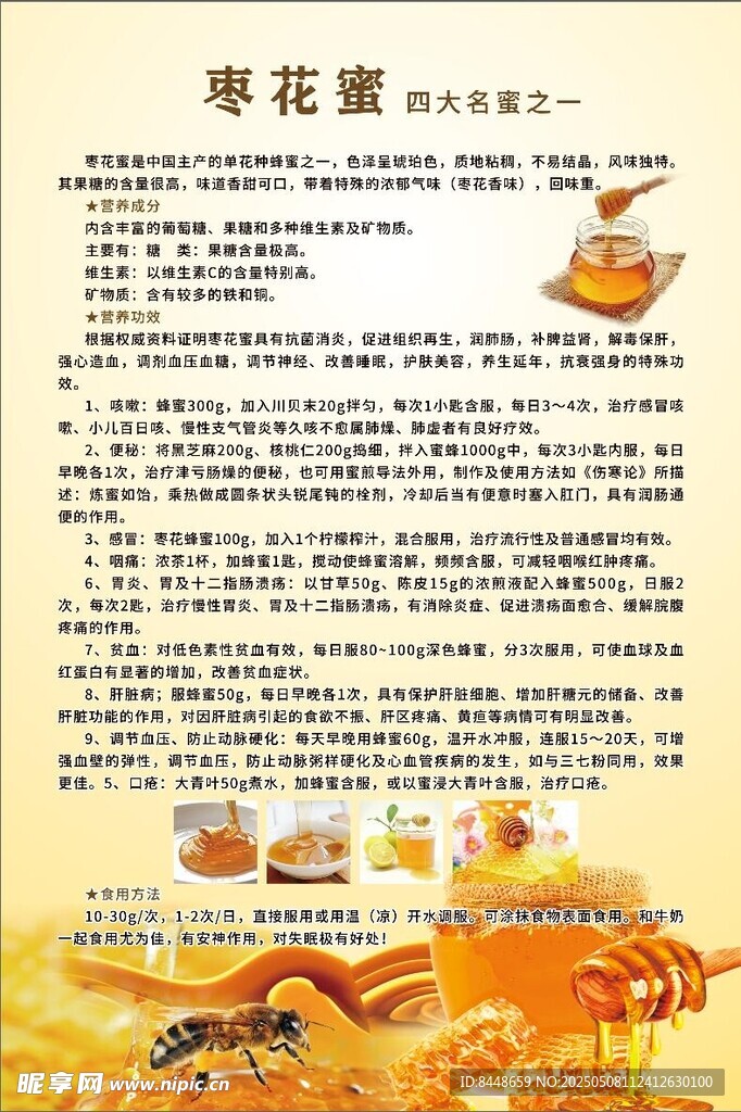 枣花蜜介绍页