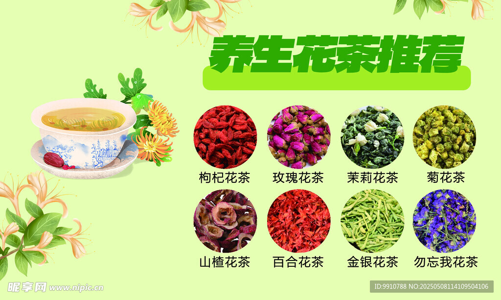 养生花茶推荐展示图