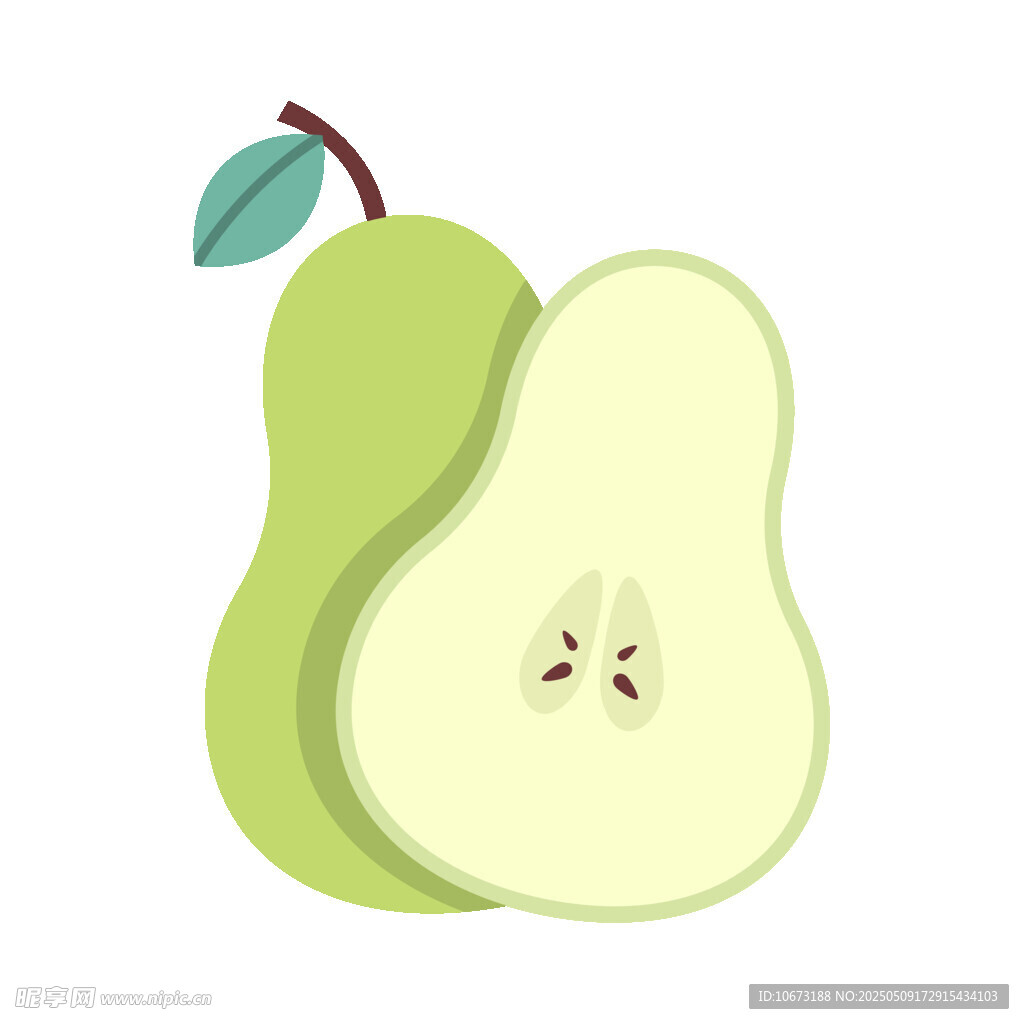 青梨插画