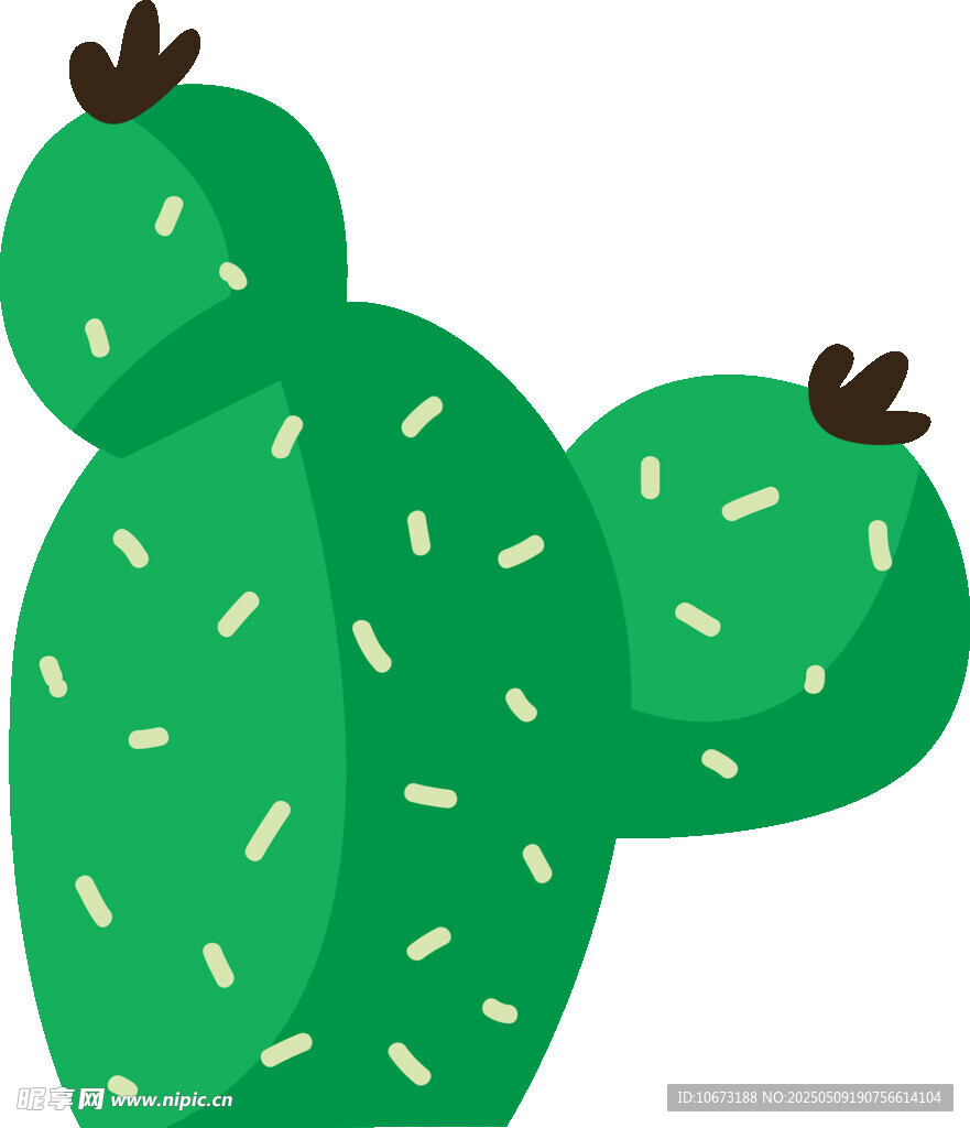 可爱卡通仙人掌插画