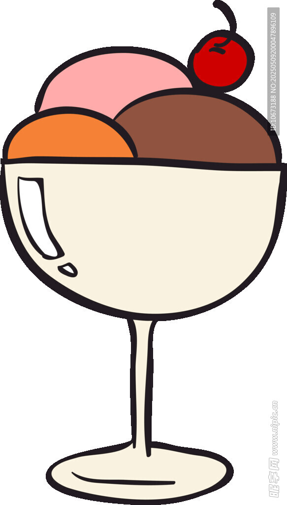 美味冰淇淋杯