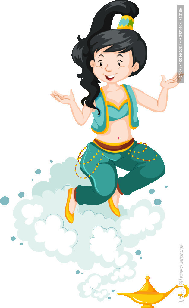飞天少女与魔法神灯