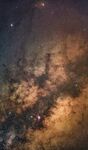 梦幻星空夜景