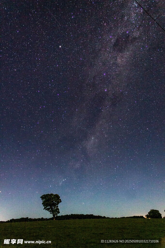 草原夜空下的璀璨星河