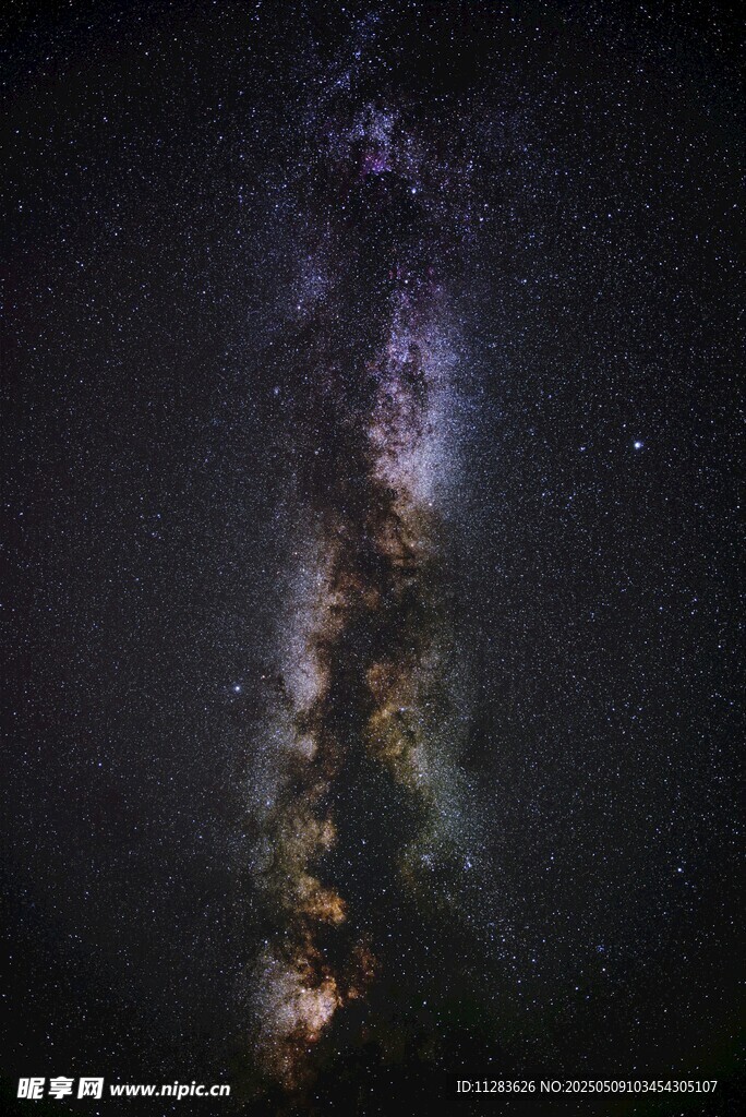 璀璨银河夜空美景