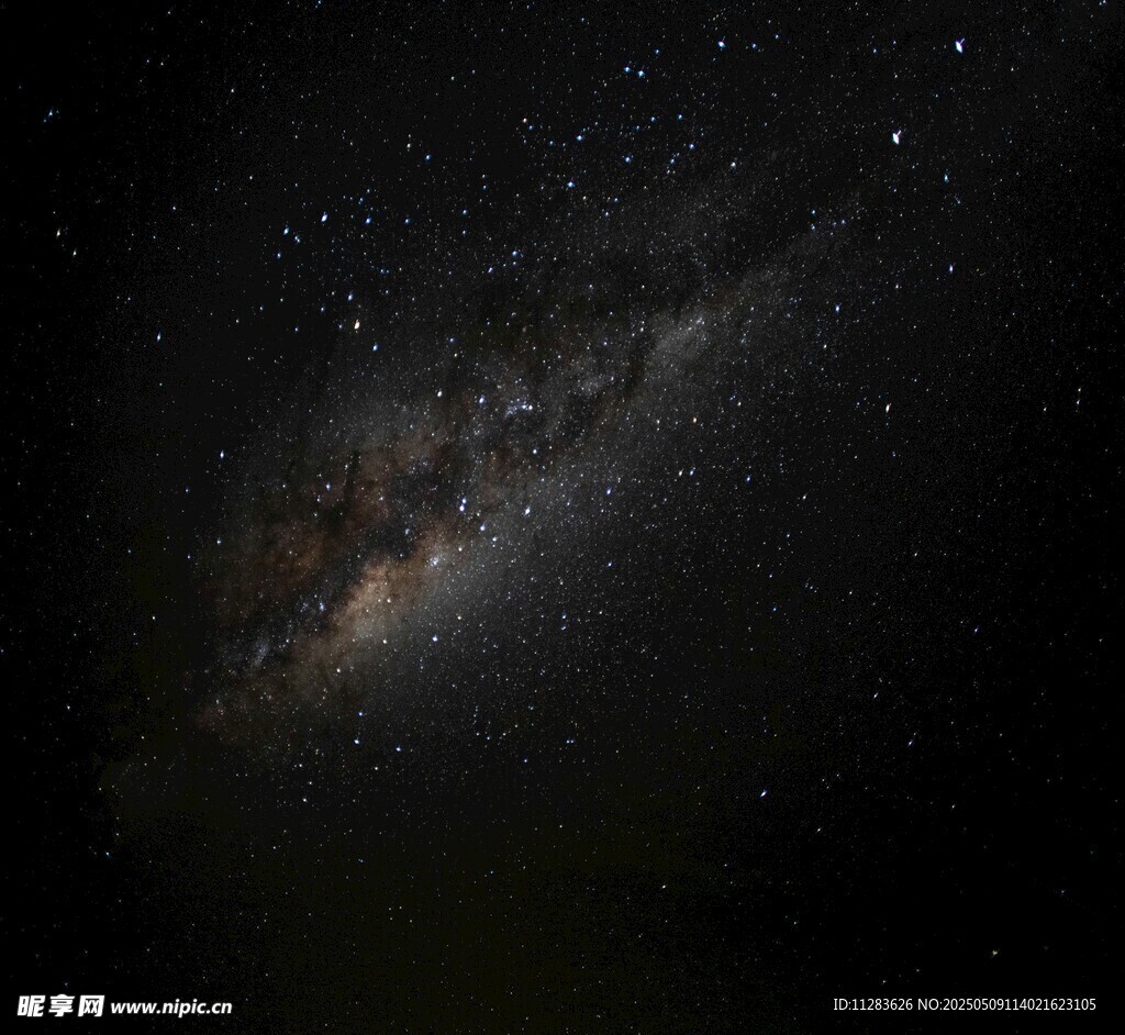 璀璨银河夜空美景