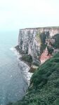 海岸悬崖边的自然美景