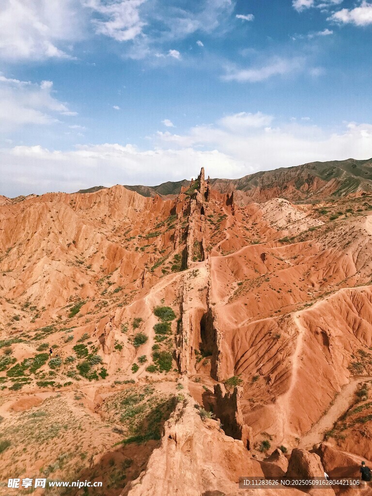 壮丽丹霞地貌景观