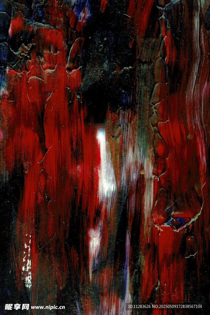 抽象红色艺术纹理画面