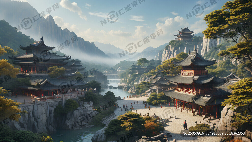 道教发源地青城山风光