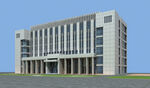 3DMAX现代办公楼建筑模型