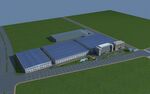 工厂鸟瞰3Dmax建筑模型