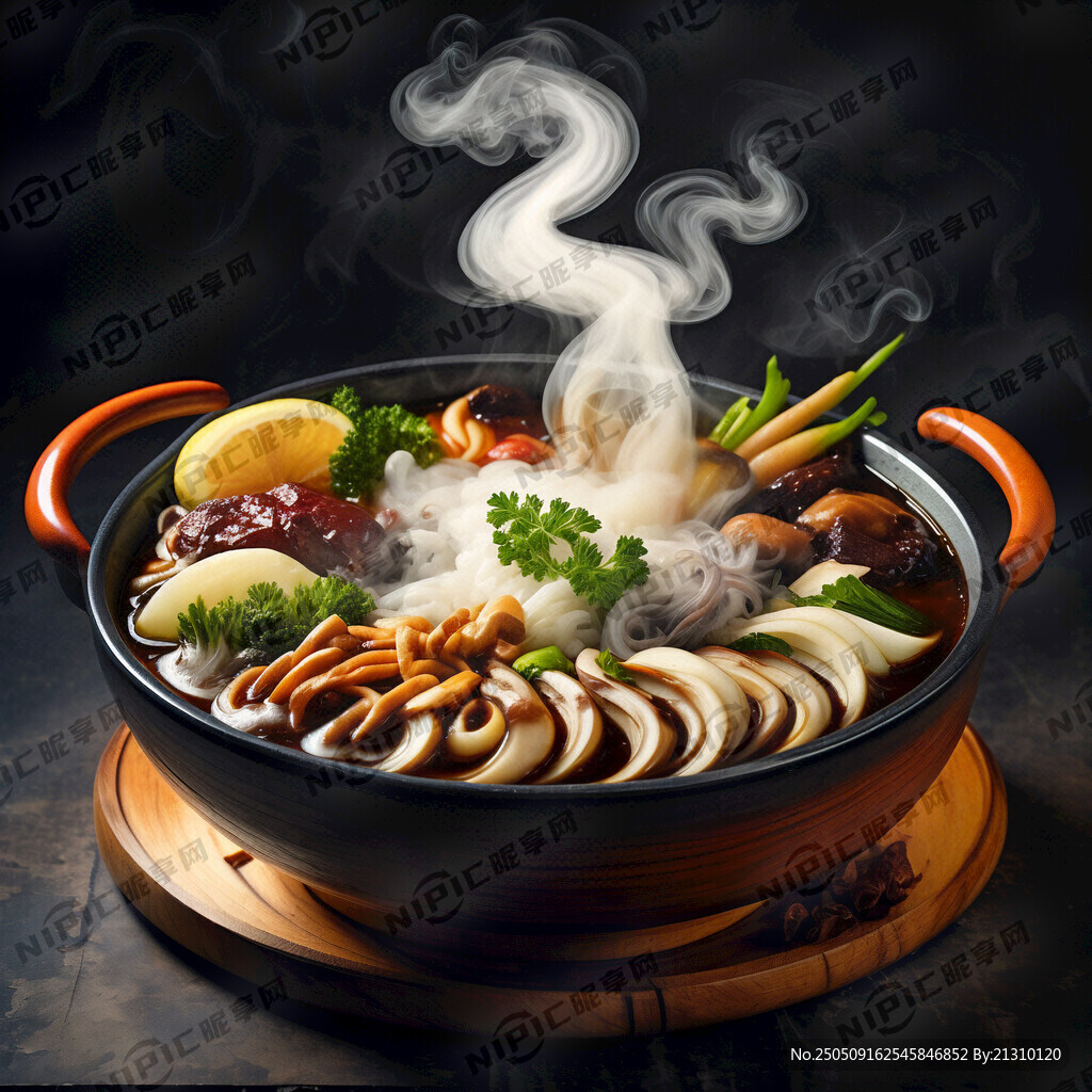 冒烟的卤味 冒烟的卤菜锅