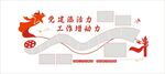 党建引领工作活动照片墙