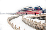 雪后故宫美景