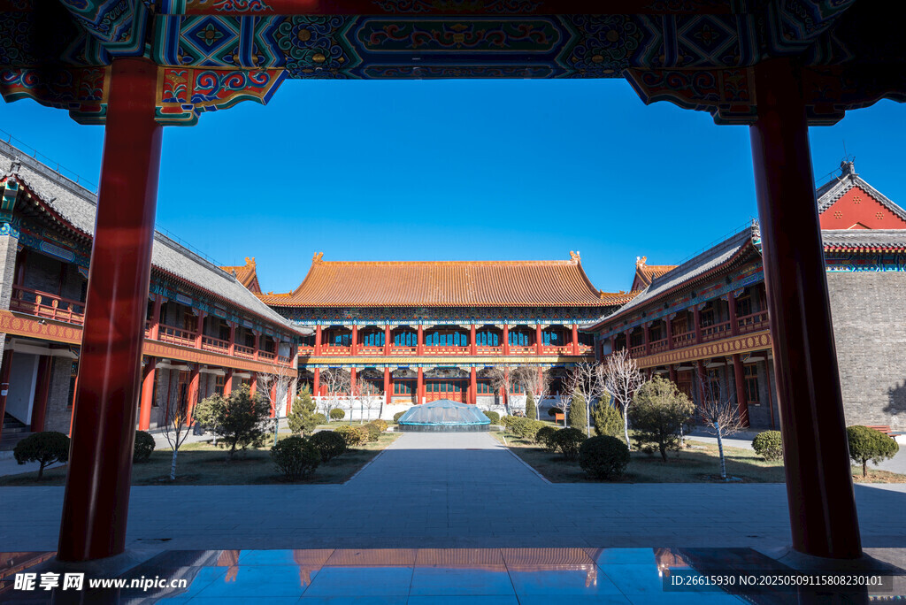 中式庭院古建筑景观