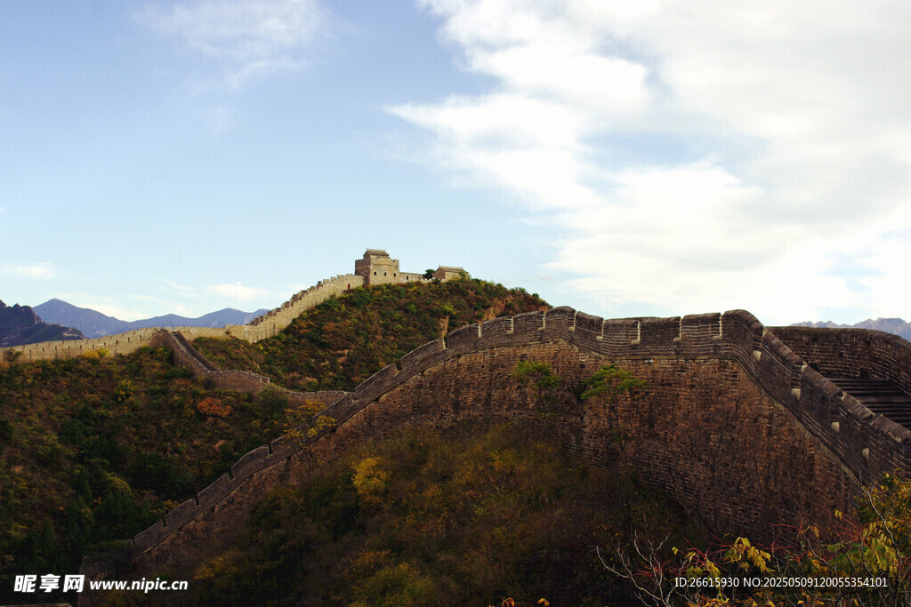 秋日长城美景