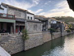 古色古香水乡沿河建筑群