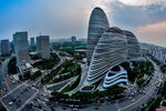 现代城市独特建筑景观