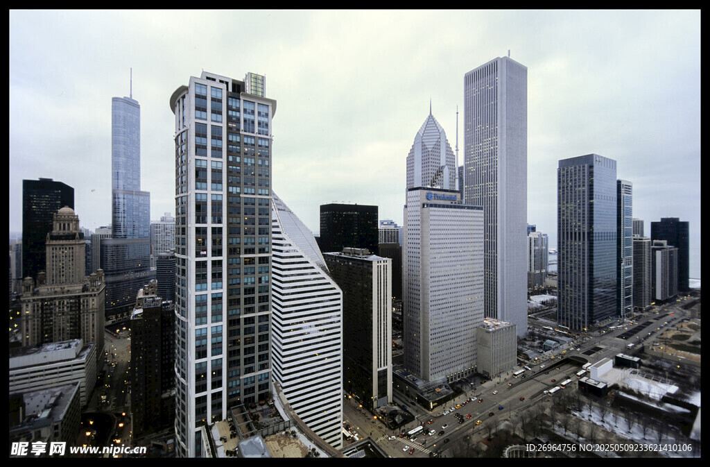 现代都市高楼景观