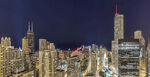 繁华都市夜景俯瞰图