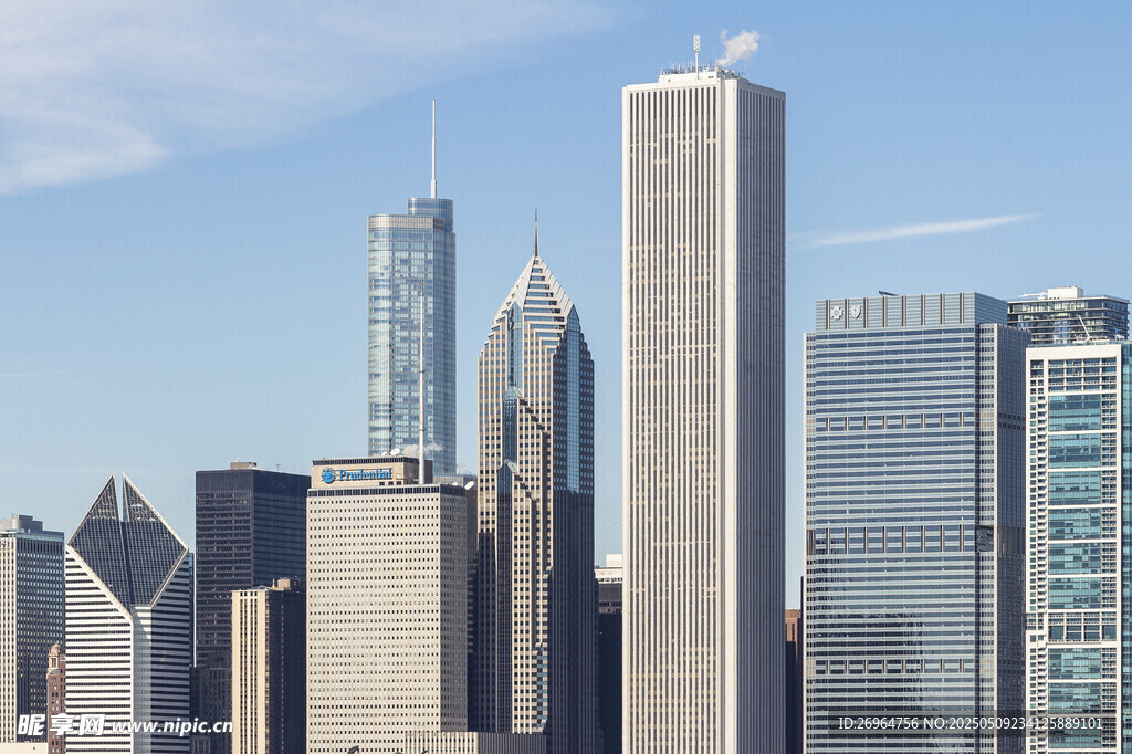 现代都市摩天大楼景观