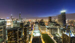 繁华都市夜景璀璨