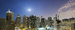 城市夜景璀璨灯火辉煌