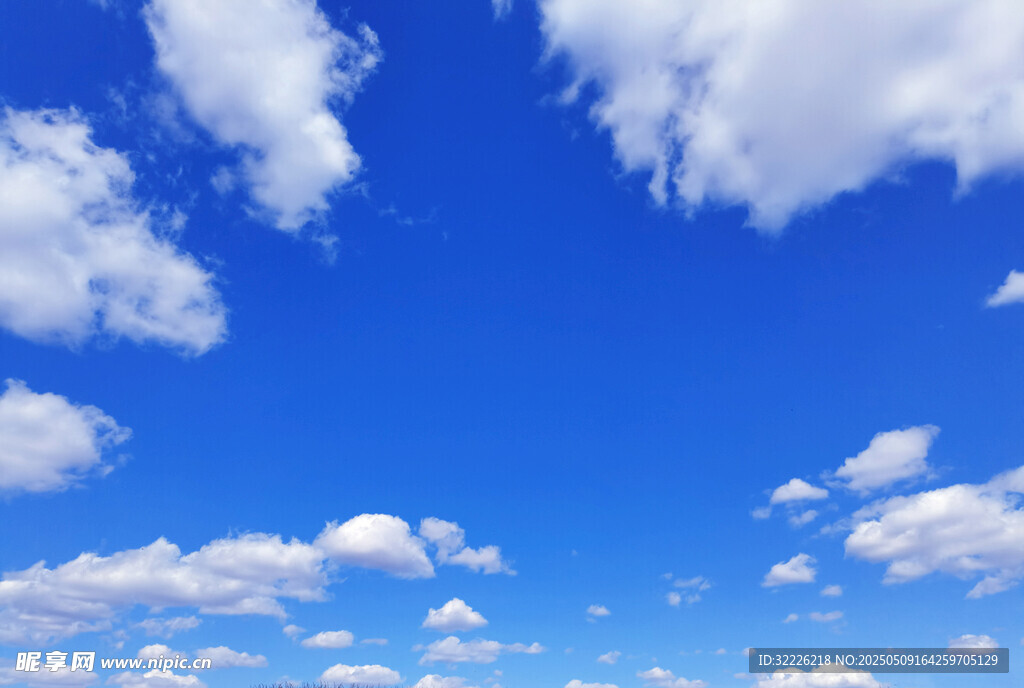 蓝天白云美景