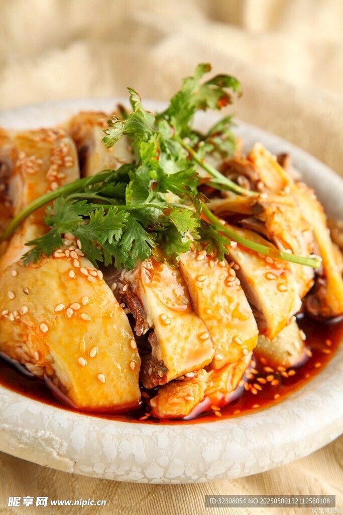 美味凉拌鸡肉