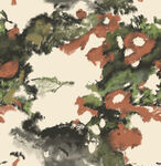 水墨写意花卉画作