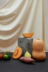 多彩秋季蔬果静物展示
