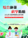 综合施策科学防癌宣传图