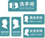 洗手间门牌