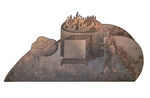 古代建筑场景插画冶铁