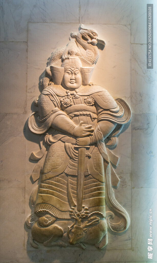 武士浮雕