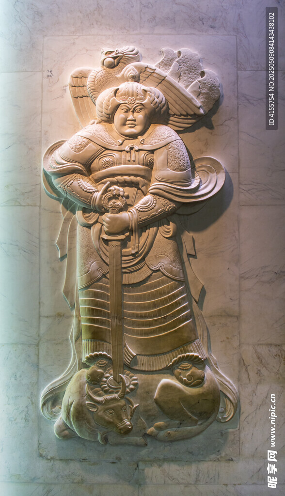 武士浮雕