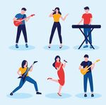 活力乐队激情音乐表演
