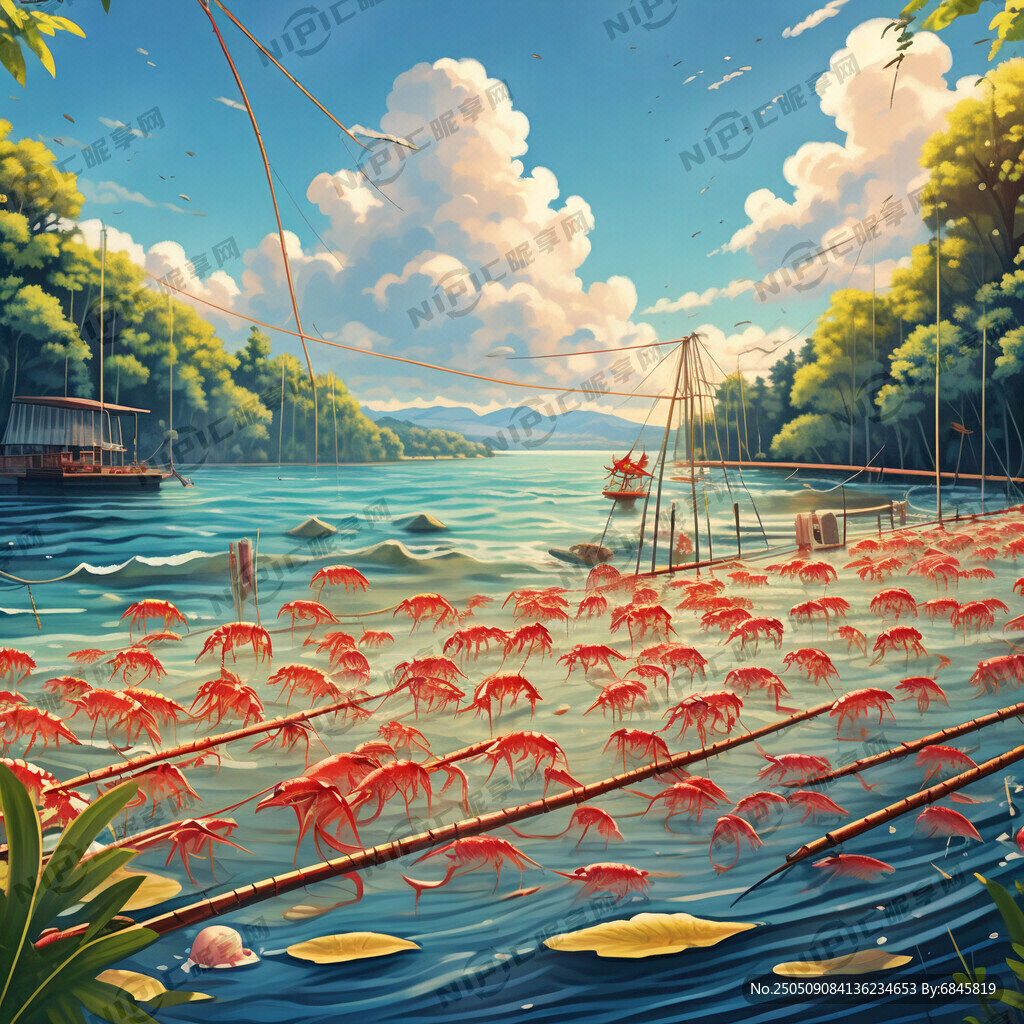 钓虾场海报