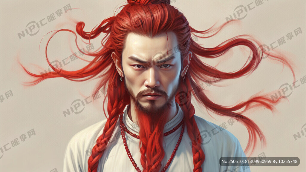 掌管三界的红发判官 红的络腮胡