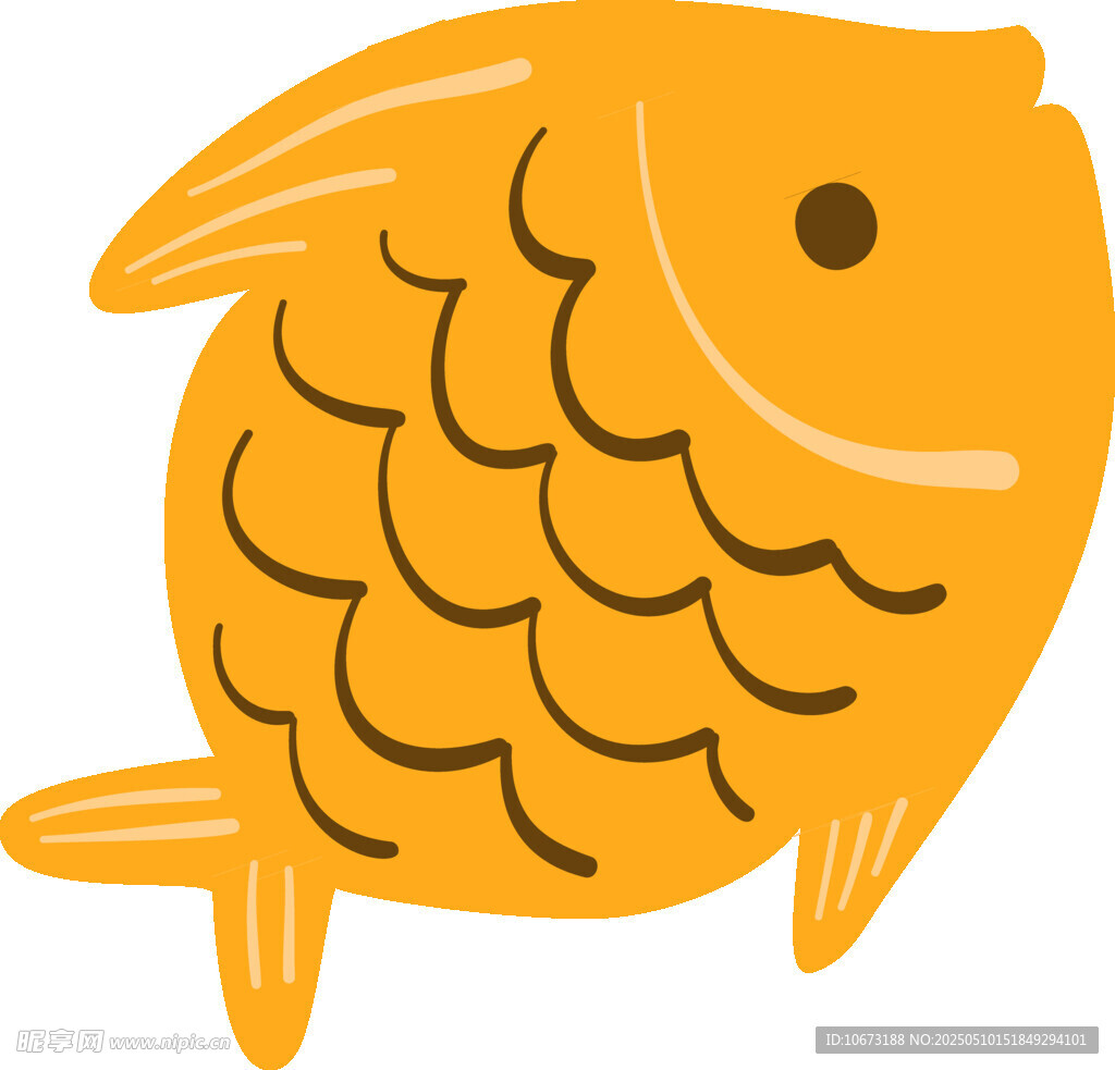 卡通金鱼插画