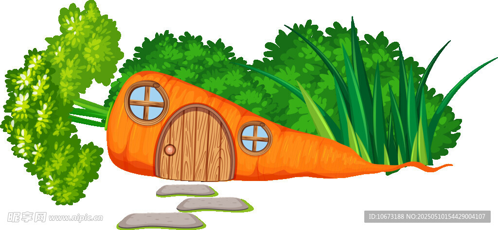 胡萝卜造型小屋